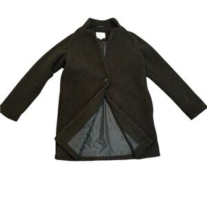 faux sherpa green teddy coat by A New Day size XS